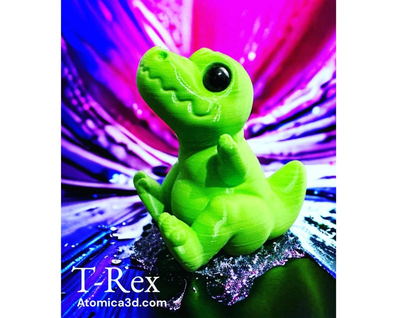 3d Printed T-Rex Sculpture, T-Rex Sculpture | Zou3d Animal | 3D Printed, Dinosaur Miniature Toy, Toddler Room Decor, Dinosaur Decorations