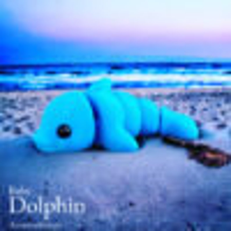 3d Dolphin Articulated Toy, Articulated Baby Dolphin | Zou Animal | 3D Printed, 3d Printed Toys, 3d Model Desk Toy, 3d Printed Gift