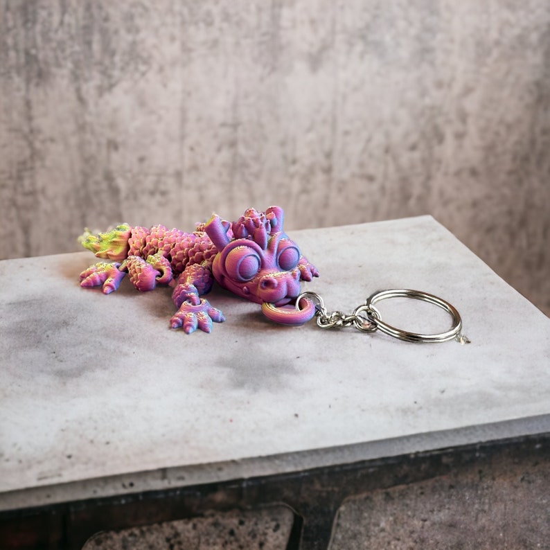 3D Printed Chinese Dragon, Flexi Baby Dragon and Egg, Chinese Dragon in Egg, Flexible Dragon Figurine, Baby Dragon Decor