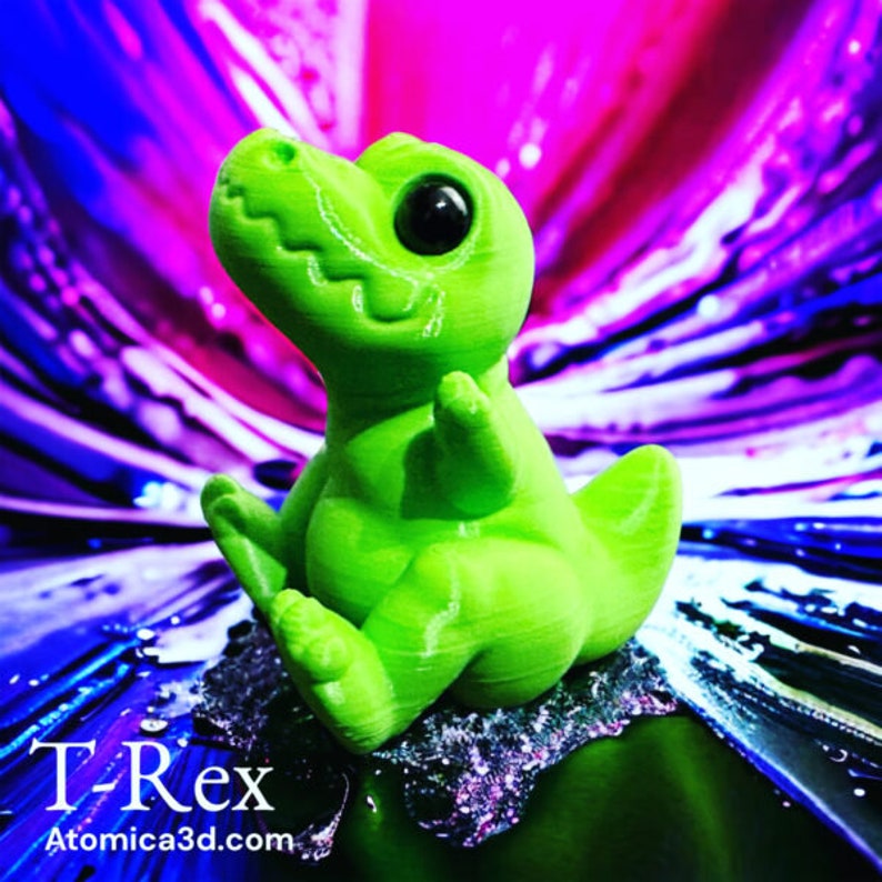 3d Printed T-Rex Sculpture, T-Rex Sculpture | Zou3d Animal | 3D Printed, Dinosaur Miniature Toy, Toddler Room Decor, Dinosaur Decorations