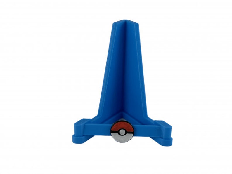 3D Printed Pokemon Card Stand, Pokemon Card Stand | Colour Match | Toploaders | Graded | Fits all, Card Holder, Playing Card Display Stand