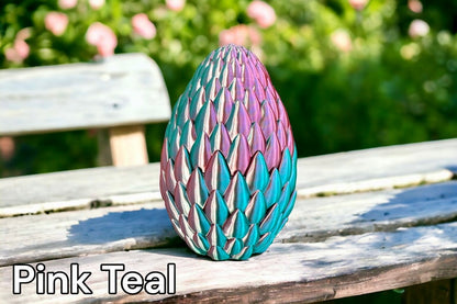 3d Printed Dragon Egg, Colorful Easter Egg Figurine Decor