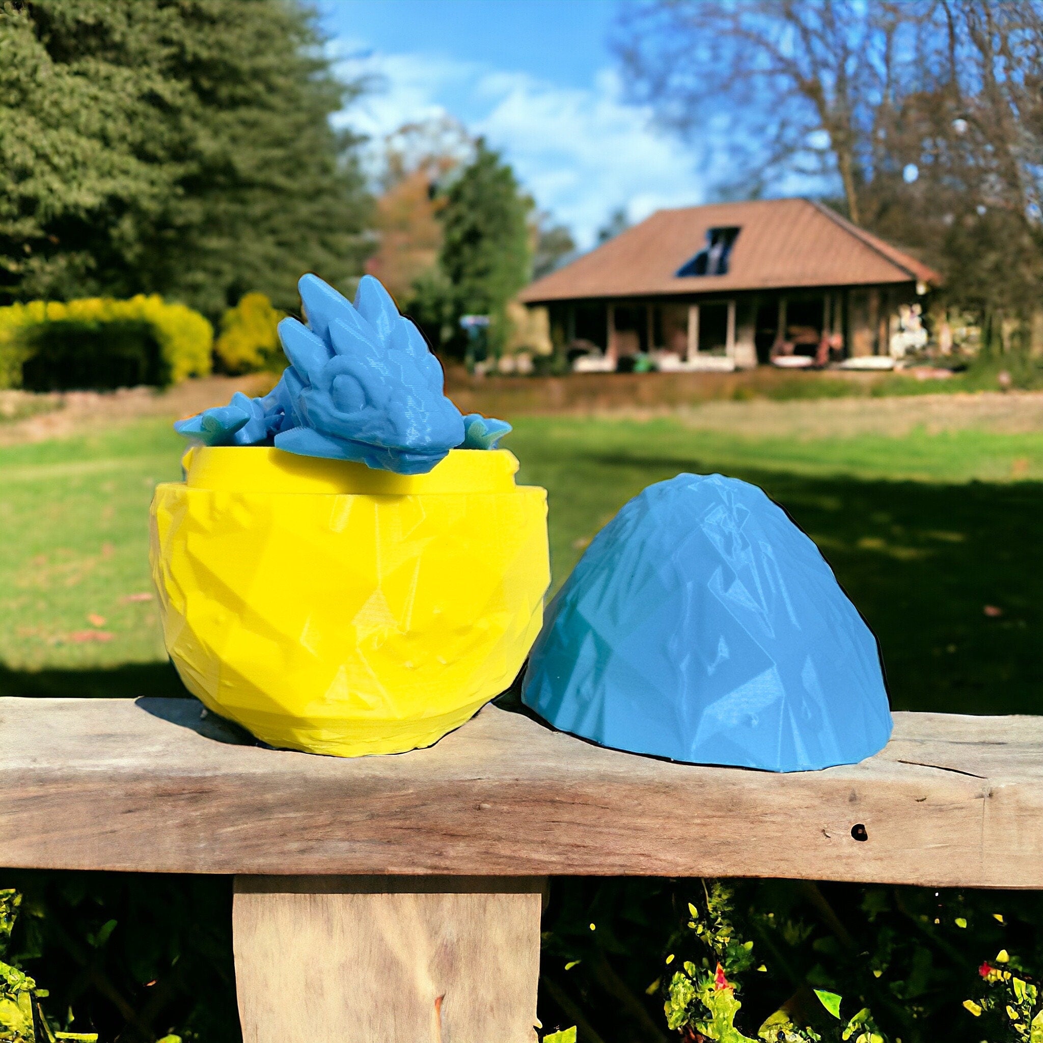 3d Printed Dragon Egg, Flexible Dragon, Colorful Dragon Fidget, 3d Printed Dragon, Articulated Dragon for Kids, Easter Gift