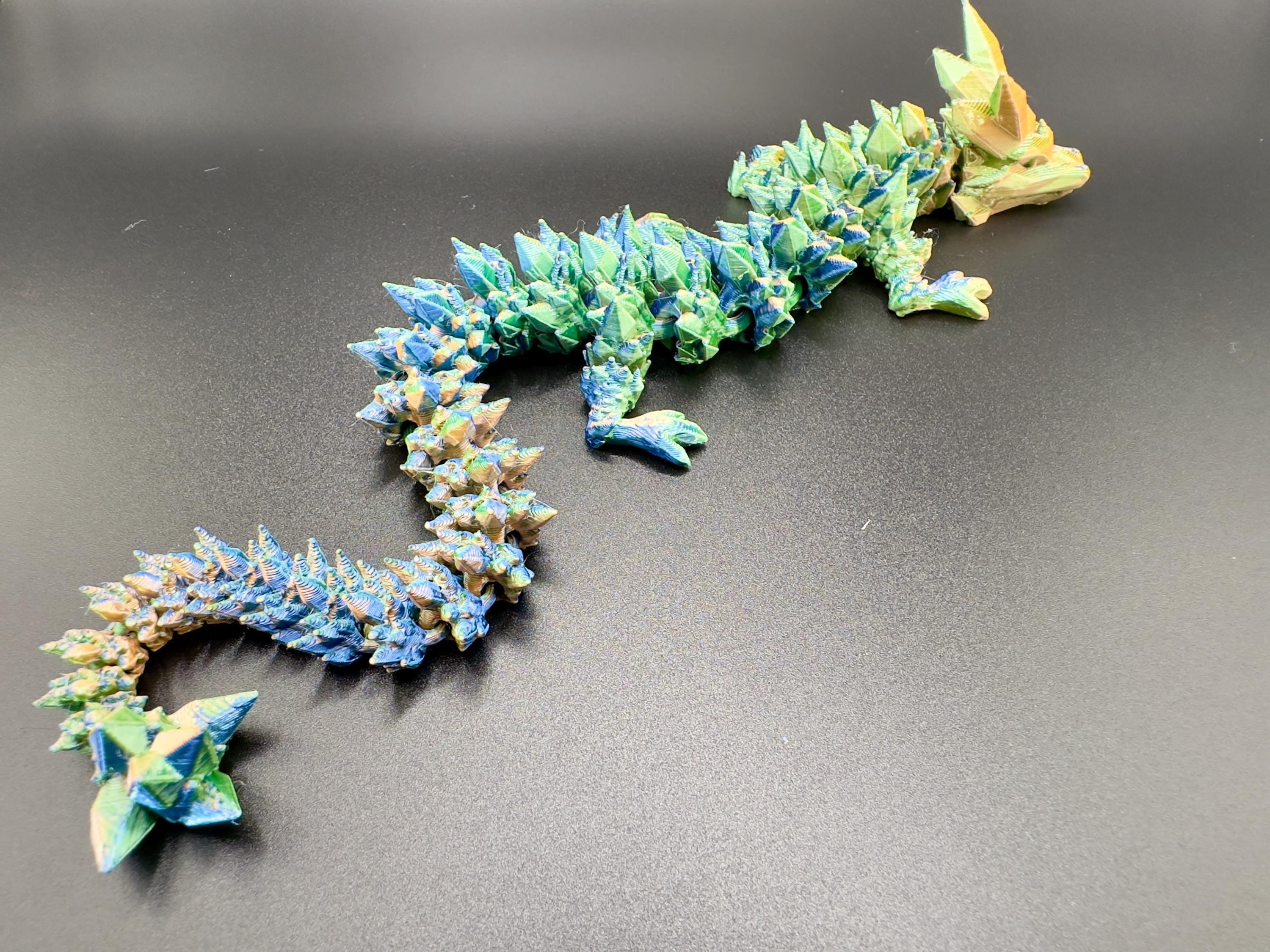 Dragon Fidget Toy, Personalized Dragon Egg with 10 inch Dragon Toy, 3d Printed Dragon, Articulated Dragon for Kids, 3d Printed Gift