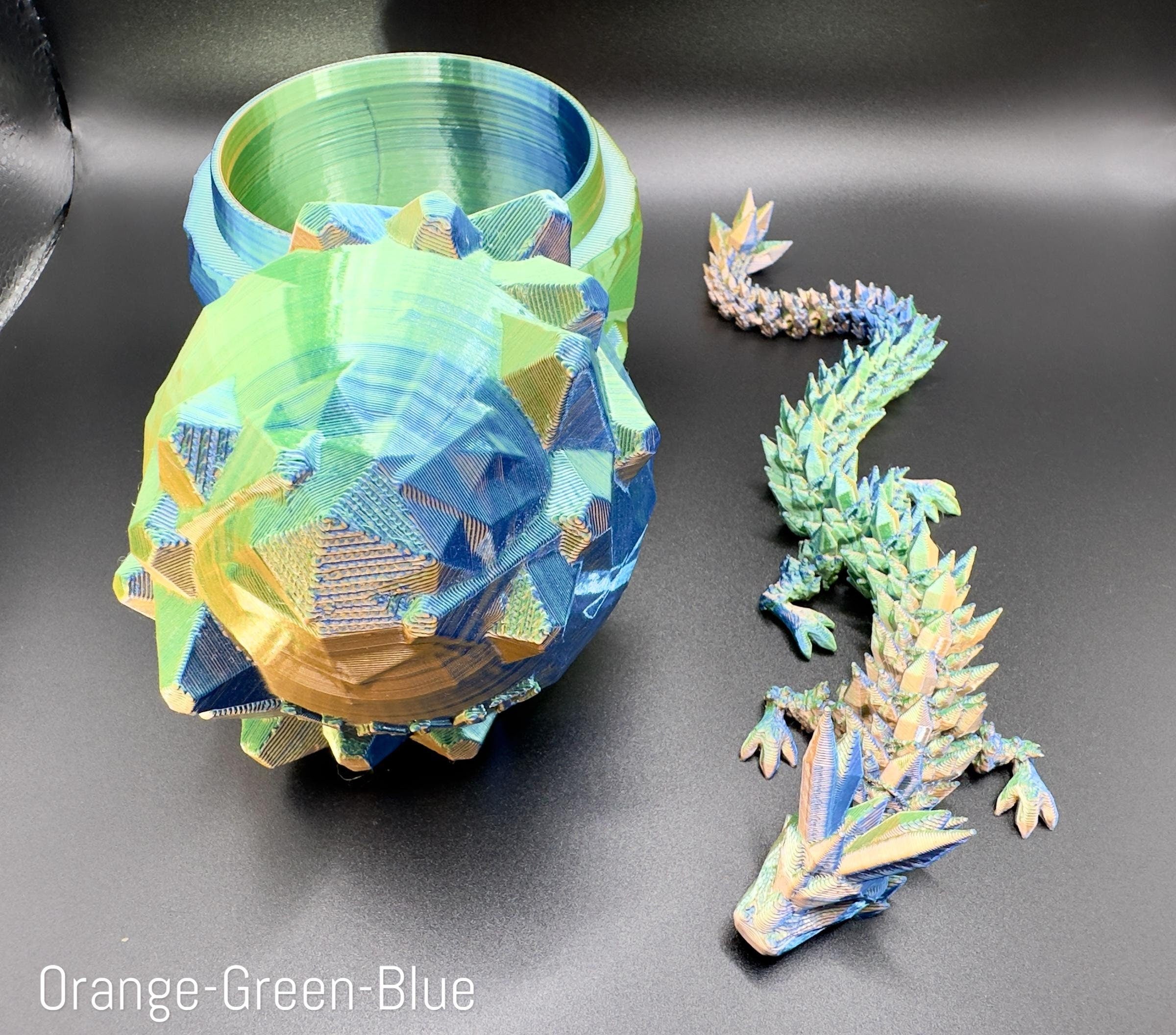 3d printed dragon egg Dragon Fidget Toy, Personalized Dragon Egg, Dragon Toy, 3d Printed Dragon, Articulated Dragon for Kids, 3d Printed