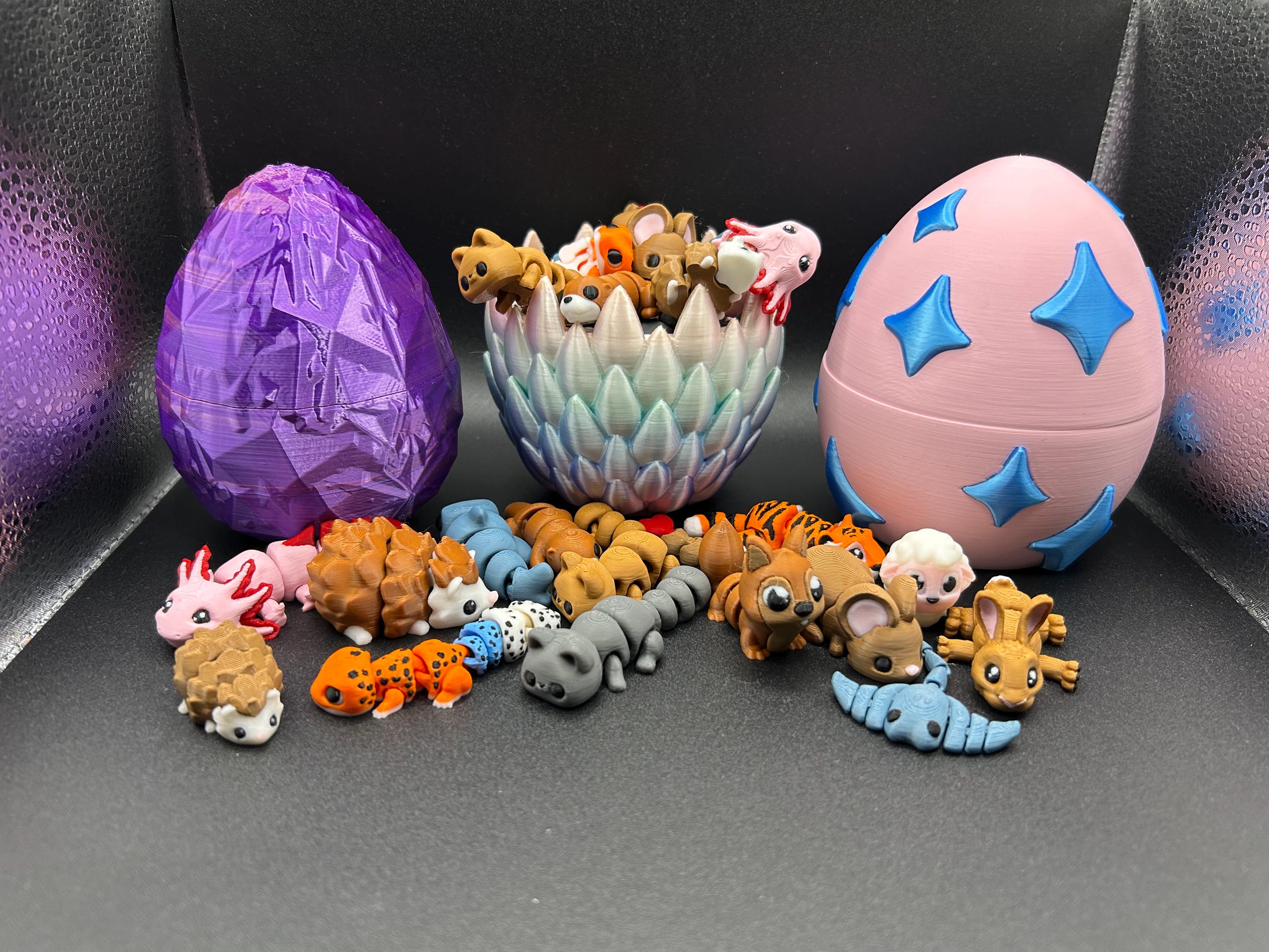 Mystery Animal Surprise Egg | 2 inch animals | Multiple Colour Options | Customizable Animal Mix | Adorable Pocket Pals