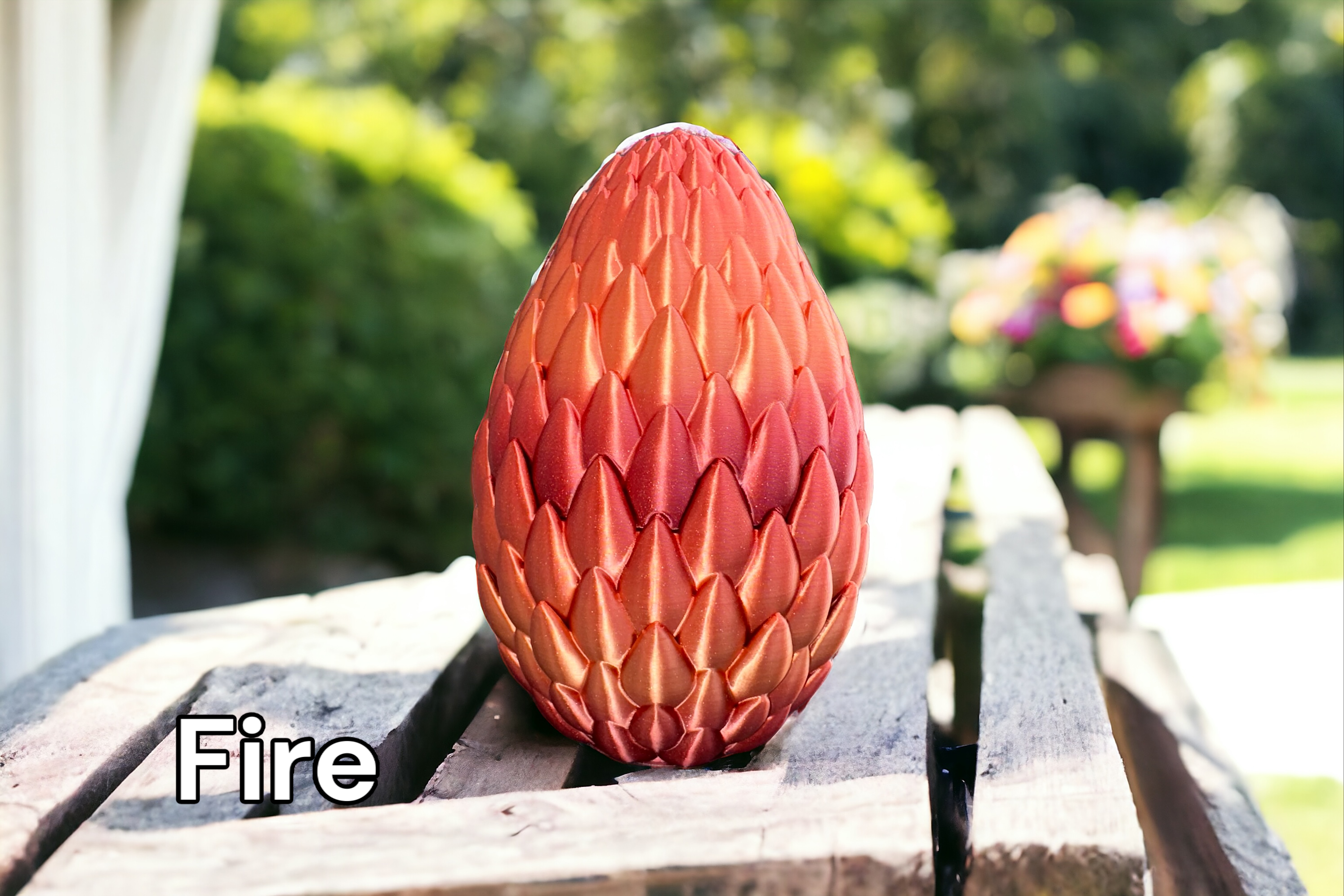 3d Printed Dragon Egg, Colorful Easter Egg Figurine Decor